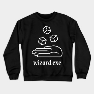 Wizard.exe - Magical Aesthetic Vaporwave Crewneck Sweatshirt